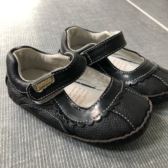 Jemos Shoes Jemos Black Leather Baby Shoes Poshmark